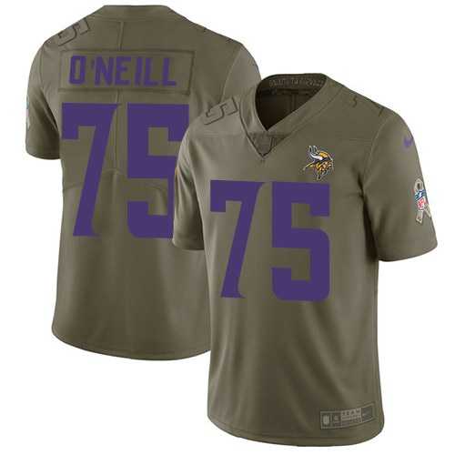 Nike Vikings 75 Brian O'Neill Olive Salute To Service Limited Jersey Dzhi,We sell and wholesale Nike Vikings 75 Brian O'Neill Olive Salute To Service Limited Jersey Dzhi on line form chian!